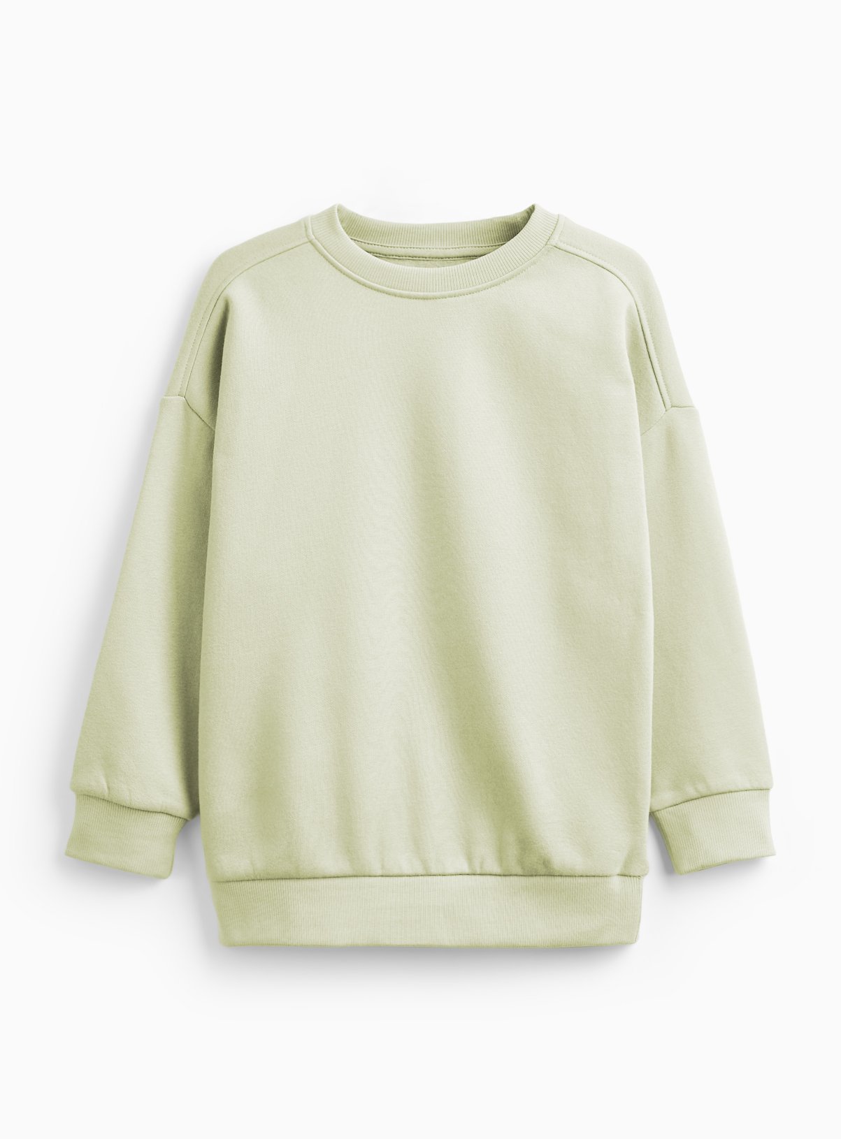 Light Green Crew Neck Sweatshirt 11 years - Image 1 thumbnail